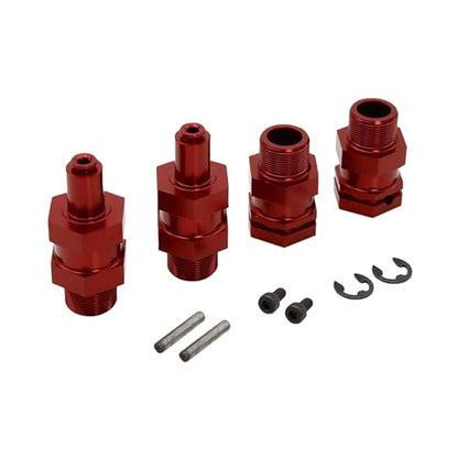Wheel Hex Drive Hub Adaptor 24mm Aluminum 4Pcs for 1/5 Scale Baja Buggy HPI Rovan Rofun Baja 5B 5T 5SC