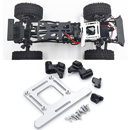 MORLORDY RC Aluminum Alloy ESC Mount Receiver Preposition Tray for 1/24 RC Crawler Car SCX24 Upgrades AXI00001 AXI90081 AXI00004 Accessories