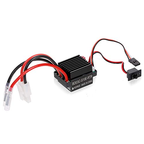 GoolRC 320A ESC Brushed Forward Reverse Electric Speed Controller with Brake Waterproof Support 2-3S Battery Replacement for HSP Redcat Traxxas Tamiya RC Car Boat