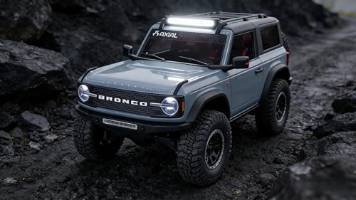 RC Car LED Roof Light Bar for Axial SCX30 1/30 Ford Bronco (White Light Bar) - color: White Light Bar