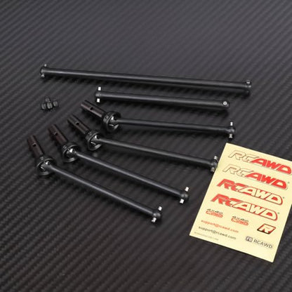 RCAWD Driveshaft Set Front and Rear CVD Drive Shafts Center Driveshafts Dogbones for Arrma Felony Infraction 6S Limitless V1 Upgrade Parts