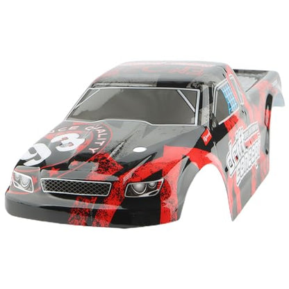 9300E RC Car Red Shell Body Cover PX9300-23 Accessories Spare Parts for 9300 9300E 1:18 RC Monster Trucks Vehicle - color: Red-black