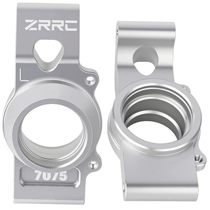 Unbreakable 7075 Aluminum Rear Stub Axle Carriers Rear Hubs for Traxxas X-MAXX 8S, L&R Rear Hub Carrier Upgrade, CNC Alum. Suspension Mount, Replacement for Traxxas 7852X 7752X, Silver Finish - style: Rear Hub