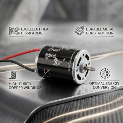 RC Motor, High Torque 20T Sensored Brushless Motor for 1/10 Scale RC Crawler, Durable Performance for Off-Road Enthusiasts and Hobbyists
