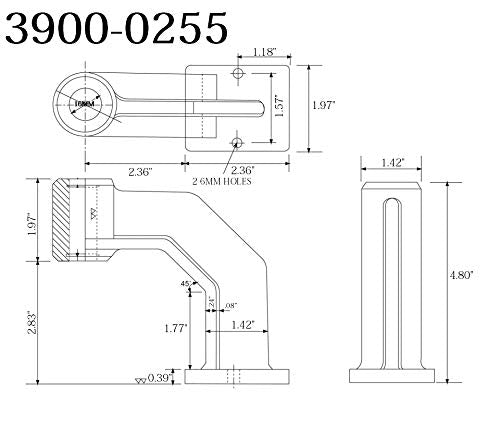 Vertex 3900-0255 Compact Hand Tapper On Magnetic Base