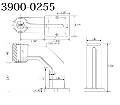 Vertex 3900-0255 Compact Hand Tapper On Magnetic Base
