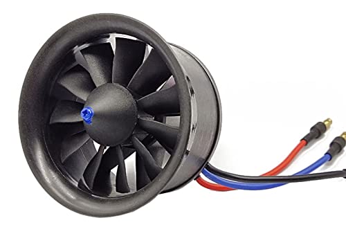 50mm EDF 4900KV 3S Maximum thrust770g,Brushless Motor, Applicable to RC Jet Aircraft - size: 50MM EDF, style: Motor Only