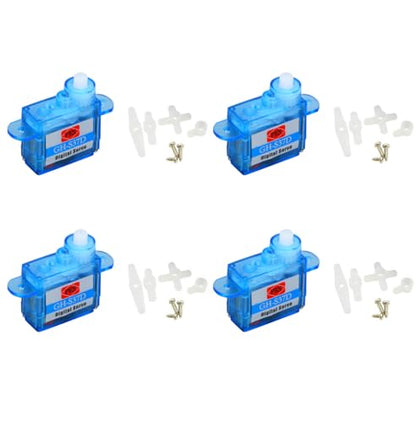 4Pcs Mini Super Light 3.7g GH-S37D Digital Servo 3.6V-4.8V for Control Aircraft Flight Direction RC Airplane Car Boat