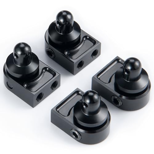 RCHUBAM 4PCS Body Post Mounts with Clips for 1/10 Axial SCX10 PRO AXI03028 | Aluminum Alloy Body Post Mount & Body Posts,RC Crawler Upgrade Parts