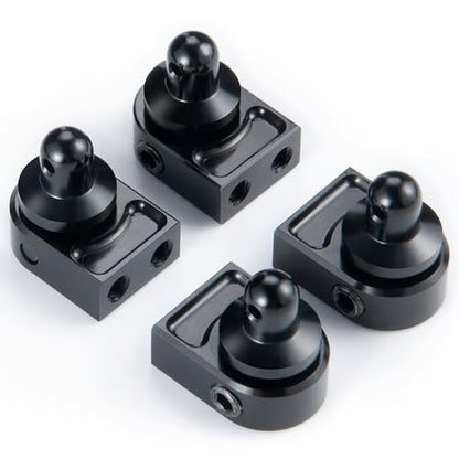 RCHUBAM 4PCS Body Post Mounts with Clips for 1/10 Axial SCX10 PRO AXI03028 | Aluminum Alloy Body Post Mount & Body Posts,RC Crawler Upgrade Parts