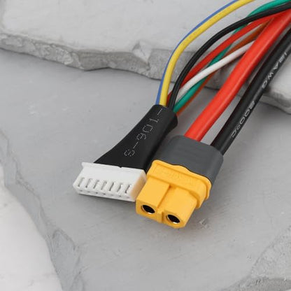 6S Charge Balance Battery Cable XT60 Male to XT60 Female Lipo Connector 12AWG for RC Cars Trucks Buggies, 60cm