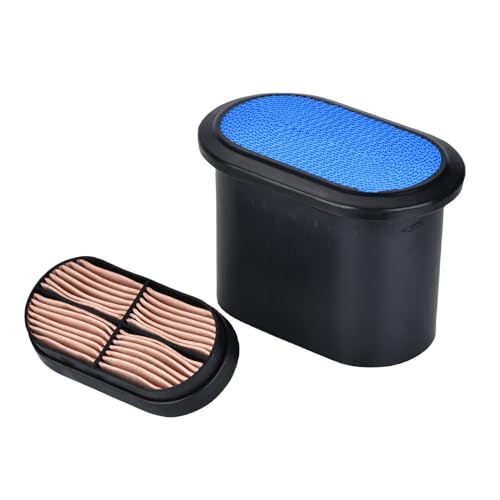 Air Filter Kit 87356353 87356351 | Compatible with CASE FARMALL 100N 100V 105N 105V 110N 75N 80N 85N 90N 95N，New Holland Tractor T4050F T4050V T5040 T5050 T5060
