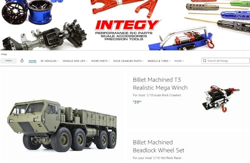 Integy Billet Machined Alloy Lower Arms for HPI 1/8 Savage-X, 21 & 25 Monster Truck