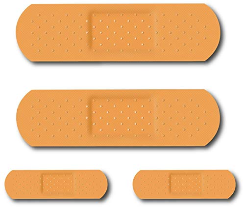 4 Pack Vehicle Bandage Stickers for Cars Trucks Big 3M Decal Bumper dent Cover auto Funny Graphic Removable Vinyl and Safe for Paint Damaged Scratched ding Body Decals car Sticker - size: Medium