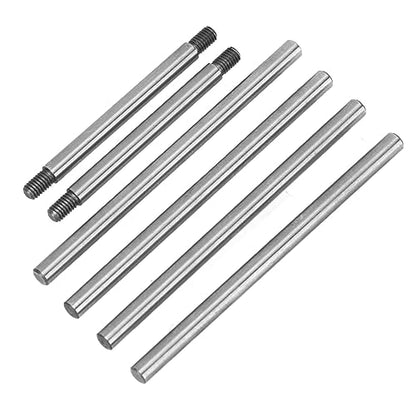 RC Car Suspension Parts, Hingepin Kingpin Set Steel Arm, Durable Lightweight for 1/10 Scale RC Buggy Off Road Truck Enthusiasts