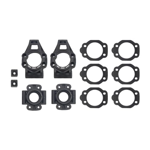 Nylon Rear Hub Carrier Kit Black for 1/5 HPI ROVAN Baja KM 5T 5B 5SC ROFUN BAHA RC CAR Toys Parts