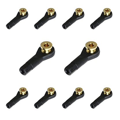 10PCS M2 Ball Head Holder Tie Rod Ends Ball Joint Link for RC Model Car Boat Airplane (Without Screws)