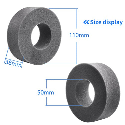 RC Tires Foams, Outer Diameter 4.33 inch / 110mm, Inner 2.0 inch/50mm, Width 1.5 inch /38mm for 1.9 Crawler Tires fit Rock Crawling Cars