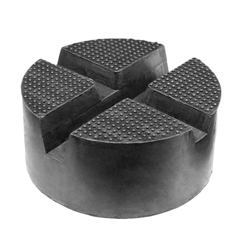 Rubber Cross Slotted Jack Adapter, Disk Frame Rail Protector, Anti Slip Pinch Weld Side Support Block, Car Lift Jack Puck Pad, Universal Vehicle Repair Tool (1PC) - size: 1PC