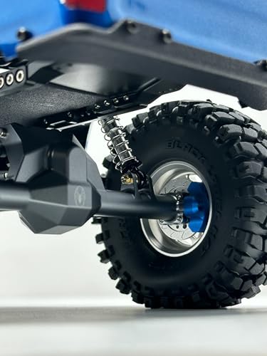 LGRP Little Guy Racing Parts RC Car Truck SCX24 1/24 Spider 9™ Signature Series Rear AXLE Compatible with Comp Frame Kit, Elimator Frame Kit, Ripper Chassis Kit LGS9002
