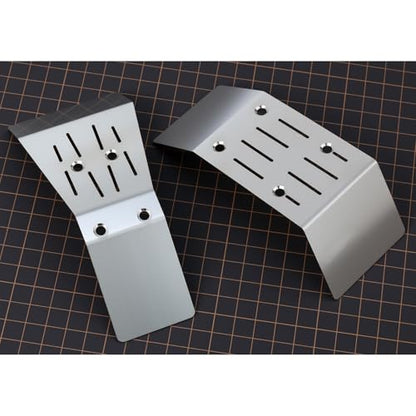 Stainless Steel Front Rear Chassis Armor Guard Plate for Arrma 1/10 Gorgon 2WD