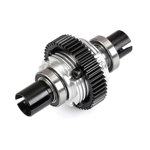 CNC Metal Complete Differential Diff.Gear Set (Silver) | for 1/5 Hpi Rofun Baha King Motor Rovan Baja 5B 5T 5Sc Truck Rc Car Parts - color: Silver