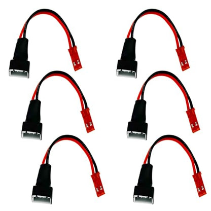 6Pcs 20AWG 3S Lipo Balance Connector JST Male to JST-XH Balance Male Plug Adapter for RC Car Boat 3S LiPo Battery(10CM)