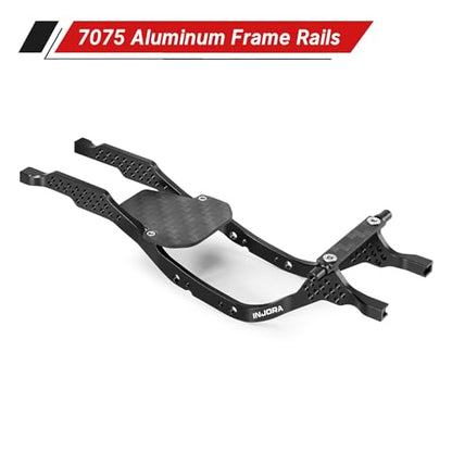 INJORA LCG Aluminum Chassis Kit with POM Rock Sliders for 1/30 Axial SCX30