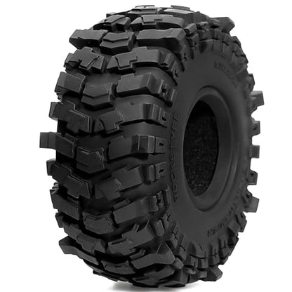 2.2 RC Crawler Tires OD 5.3'' fit 2.2 Beadlock Wheels 1/10 All Terrain Super Grip Soft Tyres For 1:10 1:8 Mud Crawler Turck Car Traxxas TRX4 Axial SCX10 RC4WD RBX10 MJX H8H MK07 4PCS