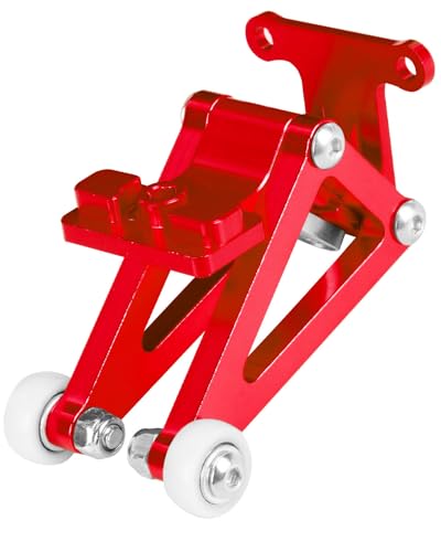 Aluminum Wheelie Bar Upgrades Part for 1/10 Slash 4X4,RCMYou Alloy Wheelie Bar Hops Up Upgrades Part,Red - color: Red - Upgrades Part