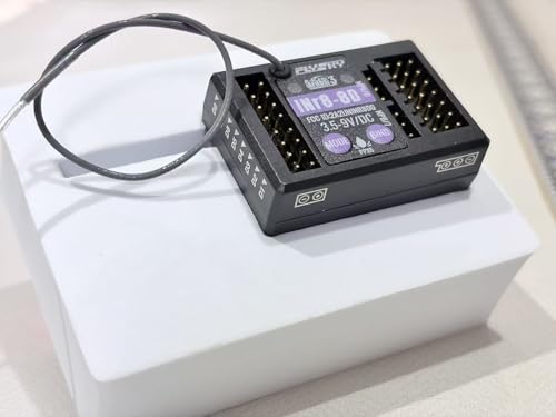 Flysky INr8-8D Receiver for NB4+ NB4 Pro AFHDS 3 Support S.Bus and 8 Channel Rc Car Light Control w/Failsafe