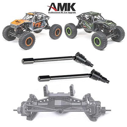 UTB18 RC Front & Rear Drive Shaft CVD Axle for Axial RC Crawler 1/18 UTB18 Capra Unlimited Trail Buggy RTR Upgrade Part (2pcs Front Drive Axles) - color: 2pcs Front Drive Axles