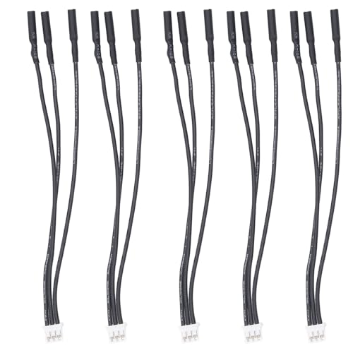 5pcs Universal RC Brushless Motor ESC Conversion Cable with 3P Plug for KYOSHO Mini Z, Axial SCX24 Motor Modification