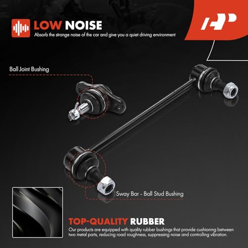 A-Premium 10Pcs Suspension Kit, Front & Rear Sway Bar Link | Front Lower Ball Joint, Inner Outer Tie Rod End, Fit for Kia Sportage 2005-2010, Hyundai Tucson 2005-2009