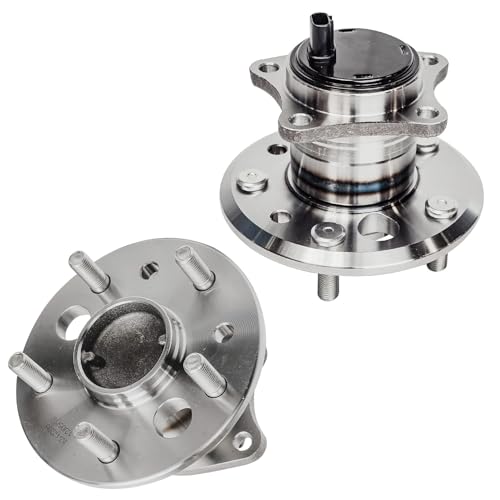 Detroit Axle - 2.4L 4pc Steering Knuckles Kit for 2004 2005 2006 | Toyota Camry, 2 Front Steering Knuckles & Wheel Bearing Hubs 2 Rear Wheel Bearing Hubs [Vehicle Built in USA, 4-Wheel ABS] - size: 4UW48659/Kit