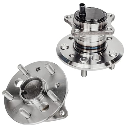 Detroit Axle - 2.4L 4pc Steering Knuckles Kit for 2004 2005 2006 | Toyota Camry, 2 Front Steering Knuckles & Wheel Bearing Hubs 2 Rear Wheel Bearing Hubs [Vehicle Built in USA, 4-Wheel ABS] - size: 4UW48659/Kit