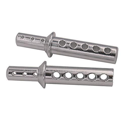 4PCS Aluminum Body Post Upgrade Parts mounts of 08047 for RC 1/10 Redcat Volcano EPX/Pro S30 Replacement (Silver) - color: Silver