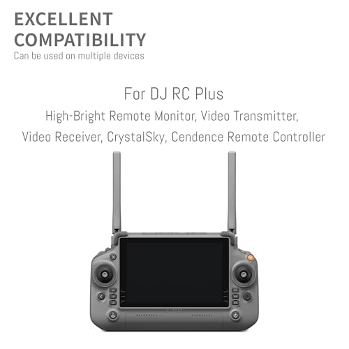 2Pack WB37 RC Battery, Dual USB-C Charger Hub Box Compatible for DJ RC Plus | Remote Monitor Video Transmitter, Video Receiver, CrystalSky, Cendence Remote Controller