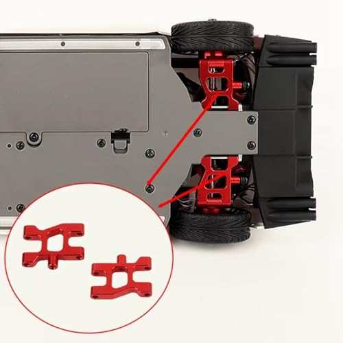RC Steering Knuckles For MN68 1/16 12Pcs Metal Front And Rear Arm Steering Cup Hub Carrier Set RC Car Upgrade Accessories Replace Modify Parts