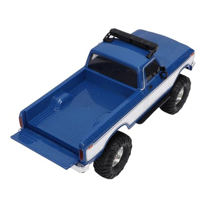 1/16 RC Truck, 2.4G Remote Control Off Road Crawler Toy with System and Shock Absorption, for Boys Kids Adults Birthday (Blue) - color: Blue