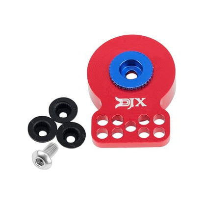 DJX CNC Aluminum Porous Servo Saver 23T/24T/25T (Red) - color: Red