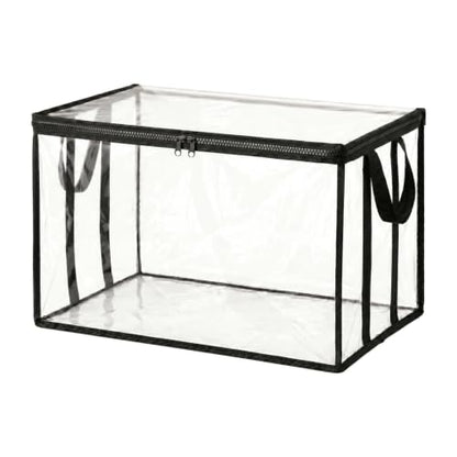 Clear Storage Bag 37"L x 18"W x 25"H, Long Soft PVC Organizer with Double Handles, Waterproof for Ski Gear, Yoga Mats, Wrapping Paper, Fishing Rods - size: XX-Large