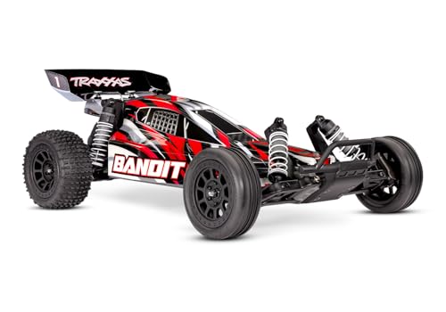 Traxxas Bandit 2WD XL-5 Off-Road Buggy with Battery and Charger - color: Red