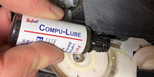 Compu-Lube: 16.5 mL (.557 fl oz) Dropper Tip Bottle: Synthetic Oil to Safely Lubricate Electronics, Computers, 3D Printers, Laptop Hinges, Game Controllers, Keyboard Switches, & Computer Fans