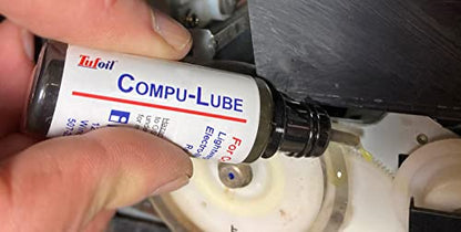 Compu-Lube: 16.5 mL (.557 fl oz) Dropper Tip Bottle: Synthetic Oil to Safely Lubricate Electronics, Computers, 3D Printers, Laptop Hinges, Game Controllers, Keyboard Switches, & Computer Fans