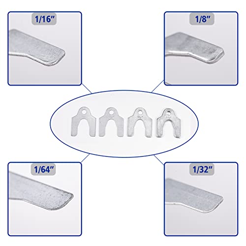 Auto Alignment Body Shims Assortment Kit 1/16" 1/64" 1/32" 1/8" (144 Pieces) BUSY-CORNER