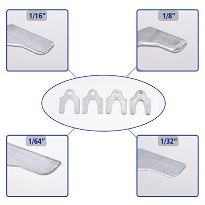 Auto Alignment Body Shims Assortment Kit 1/16" 1/64" 1/32" 1/8" (144 Pieces) BUSY-CORNER