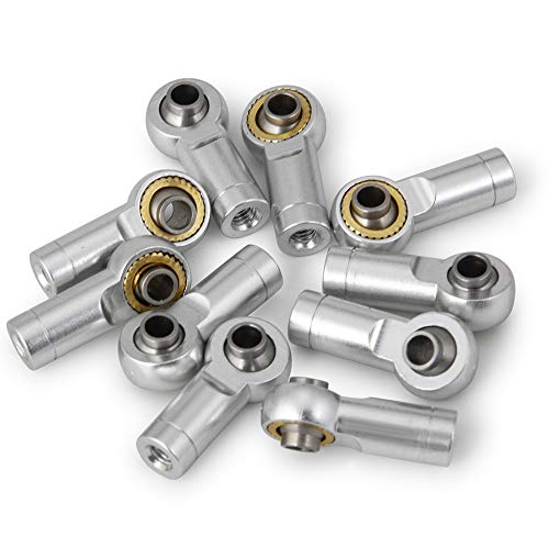 M3 Metal Tie Rod End Ball Joint Link Ball Head Holder, M3 Silver | For 1/10 Axial SCX10 90046 90047 TRX4, RC Crawler Car, Parts - color: M3 Silver