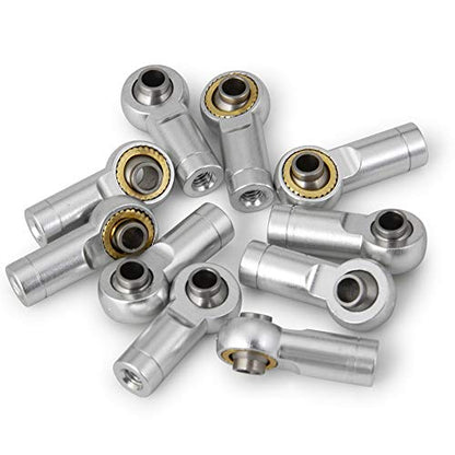 M3 Metal Tie Rod End Ball Joint Link Ball Head Holder, M3 Silver | For 1/10 Axial SCX10 90046 90047 TRX4, RC Crawler Car, Parts - color: M3 Silver