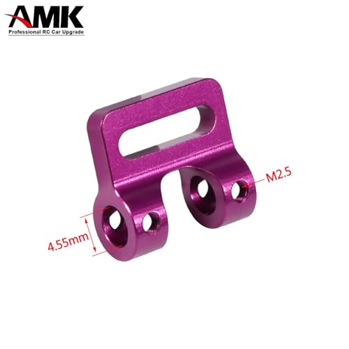 AMK Aluminum Modular Fairlead 4.5mm Tube for Tow Winch Rope 1/10 Scale Bumper Mount Accessories for RC Crawler Axial SCX10 Element Enduro Gen7 Gen8 TRX6 TRX4 Upgrades (Purple) - color: Purple